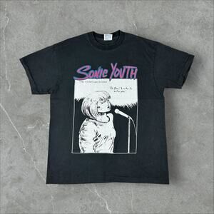 Vintage 90s Sonic Youth Goo Size Large Band Single Stitch Reprint Album T-Shirt